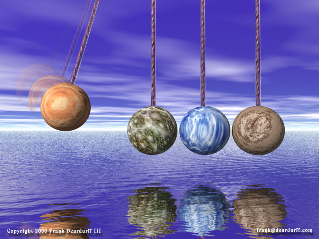 Newton's Cradle - Planets