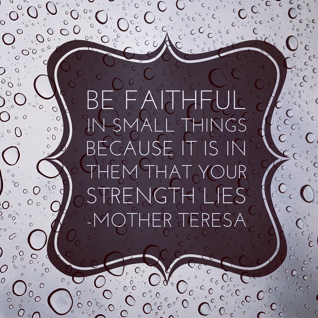 Be Faithful