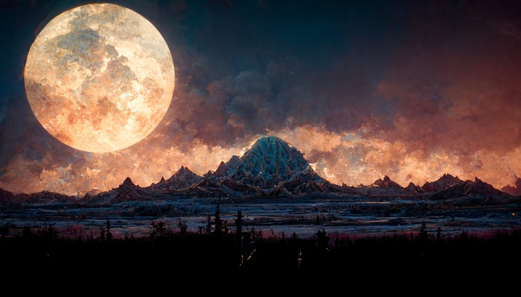 Frank3D Full moon rising behind Denali mountain cinematic light 0a67bd86 8d70 4efb b90b a95cfdda1572